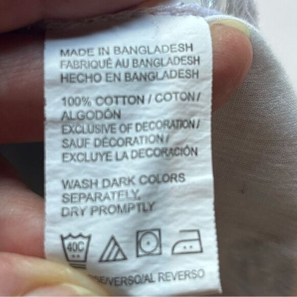 Izod Men's Casual Shorts Light blue with white pin stripe Size 34 - Picture 4 of 7